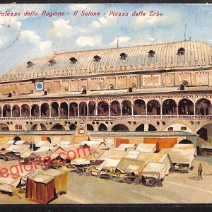 ah4176 - CARTOLINA D'EPOCA - Padova Città - Palazzo della Ragione