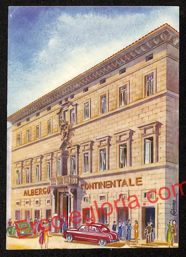 ai5413 - CARTOLINA D'EPOCA - Siena Città - Hotel Continental