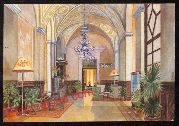 ai5414 - CARTOLINA D'EPOCA - Siena Città - Hotel Continental
