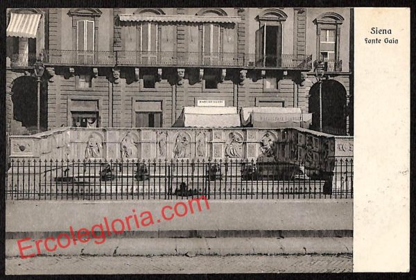 ai5415 - CARTOLINA D'EPOCA - Siena Città - Fonte Gaia
