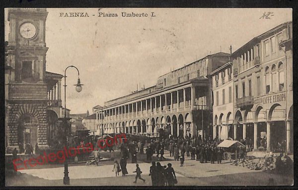 ag0524 - CARTOLINA D'EPOCA - Forlì Provincia - Faenza  1913