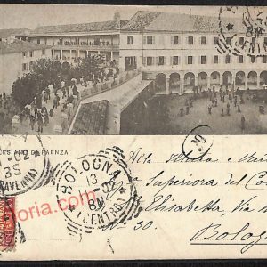 ag0525 - CARTOLINA D'EPOCA - Forlì Provincia - Faenza  1902