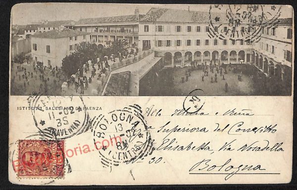 ag0525 - CARTOLINA D'EPOCA - Forlì Provincia - Faenza  1902