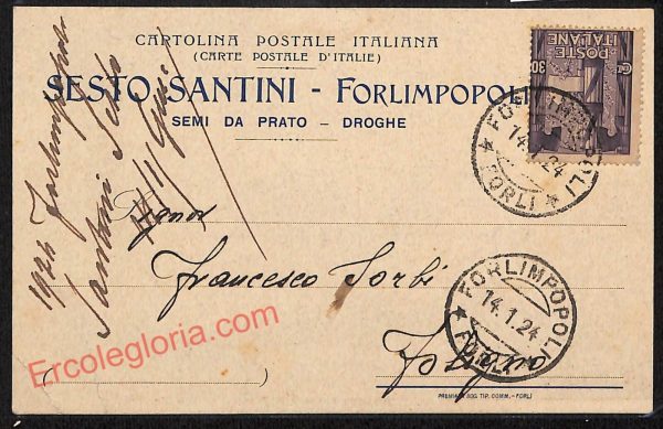 ag0529 - CARTOLINA D'EPOCA - Forlì Provincia - Forlimpopoli