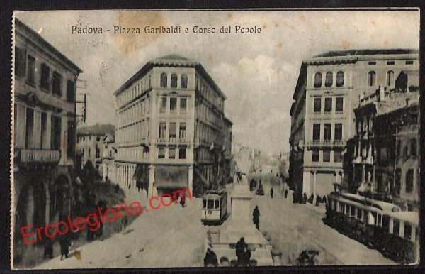 ah4177 - CARTOLINA D'EPOCA - Padova Città - Corso del Popolo