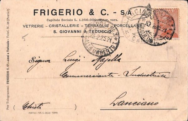 ab8449 - CARTOLINA  D'EPOCA - Napoli  Provincia  - S. GIOVANNI A TEDUCCIO