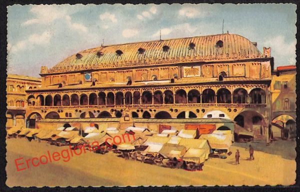 ah4178 - CARTOLINA D'EPOCA - Padova Città - Palazzo della Ragione