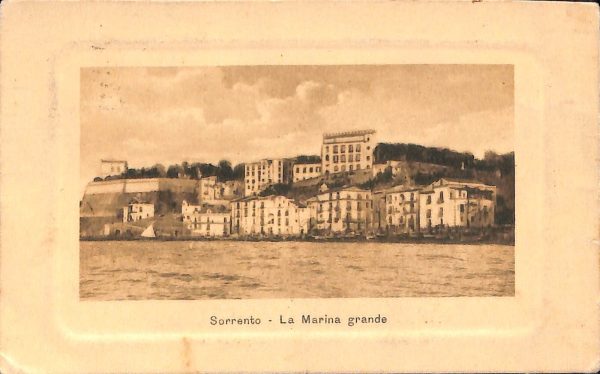 ab8474 - CARTOLINA  D'EPOCA - Napoli  Provincia  - SORRENTO  1917