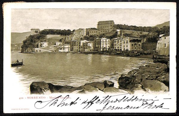 ab8477 - CARTOLINA  D'EPOCA - Napoli  Provincia  - SORRENTO