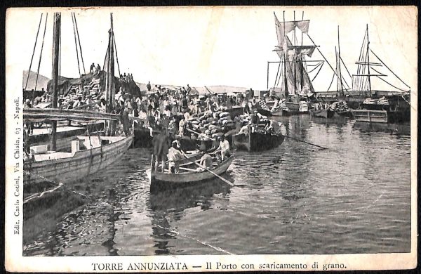 ab8528 - CARTOLINA  D'EPOCA - Napoli  Provincia  - TORRE ANNUNZIATA