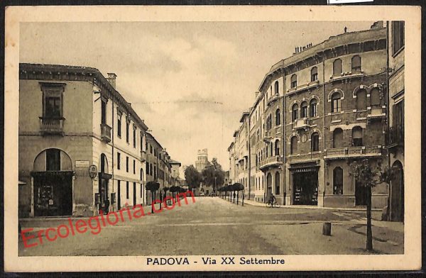 ah4180 - CARTOLINA D'EPOCA - Padova Città - Via XX Settembre