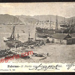 ah4748 - CARTOLINA D'EPOCA - Palermo Città - Il Porto