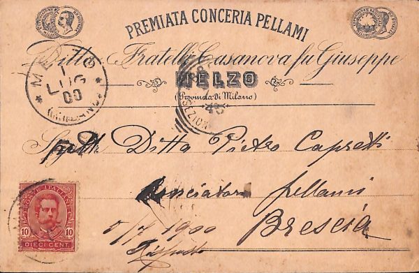 ac4340 - CARTOLINA D'EPOCA - Milano Provincia - MELZO