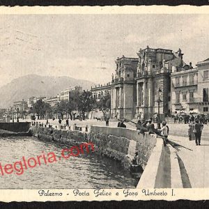ah4750 - CARTOLINA D'EPOCA - Palermo Città - Foro Umberto I