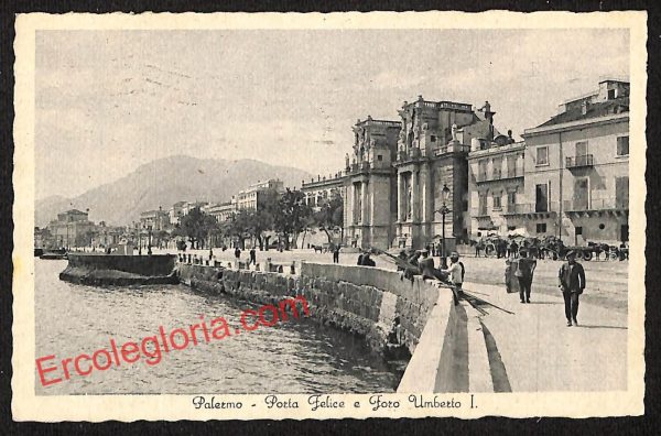 ah4750 - CARTOLINA D'EPOCA - Palermo Città - Foro Umberto I