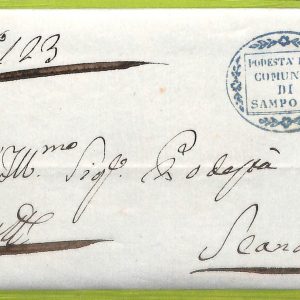 ab3490 -  Storia Postale - BUSTA prefilatelica - Treviso SAMPOLO 1842