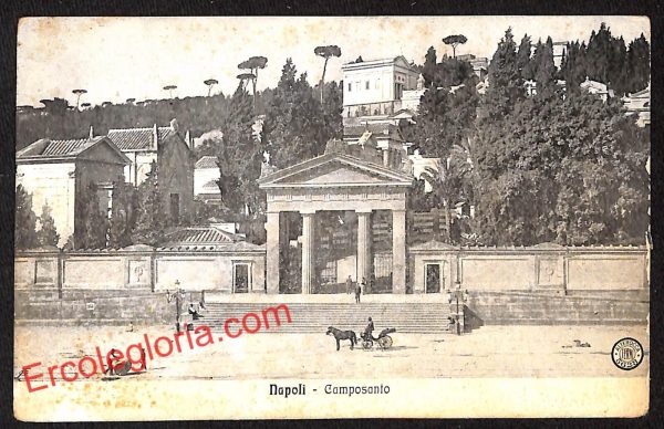 ag9946 - CARTOLINE D'EPOCA - Napoli Citta - Camposanto