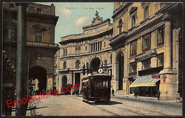ag9947 - CARTOLINE D'EPOCA - Napoli Citta - Via San Carlo