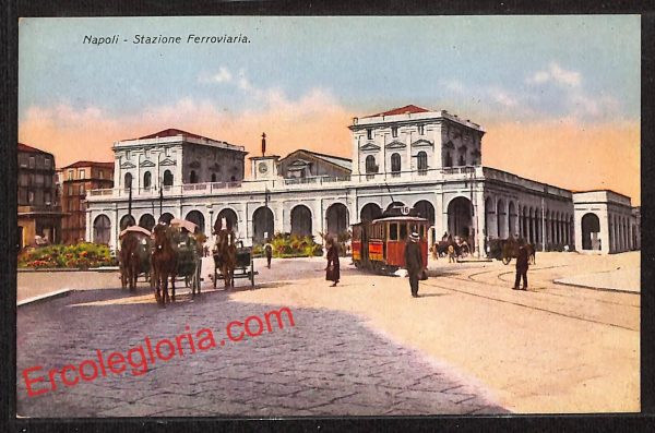 ag9948 - CARTOLINE D'EPOCA - Napoli Citta - Stazione Ferroviaria