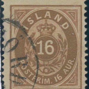 P4366 B - ICELAND , MICHEL  9 A , CANCELLATION
