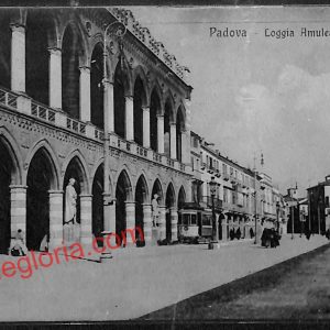 ah4182 - CARTOLINA D'EPOCA - Padova Città - Loggia Amulea