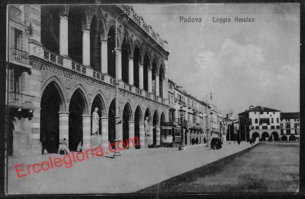 ah4182 - CARTOLINA D'EPOCA - Padova Città - Loggia Amulea