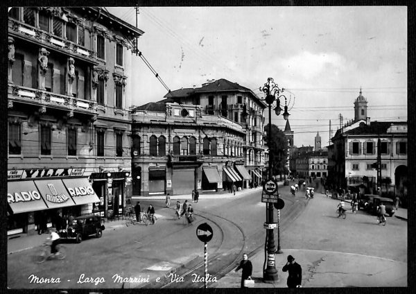ac4347 - CARTOLINA D'EPOCA - Monza Città - Largo Mazzini