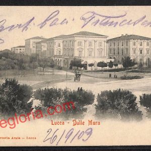 ag6146 - CARTOLINA D'EPOCA - Lucca Città - Della Mura  1903