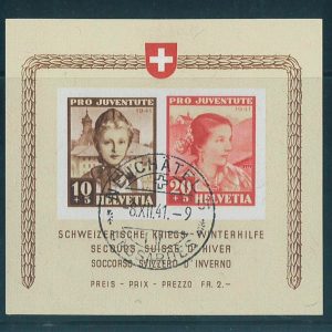 P2725 - SWITZERLAND SBHV BL 6 VFU.