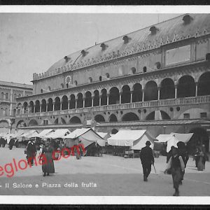 ah4184 - CARTOLINA D'EPOCA - Padova Città - Piazza della frutta