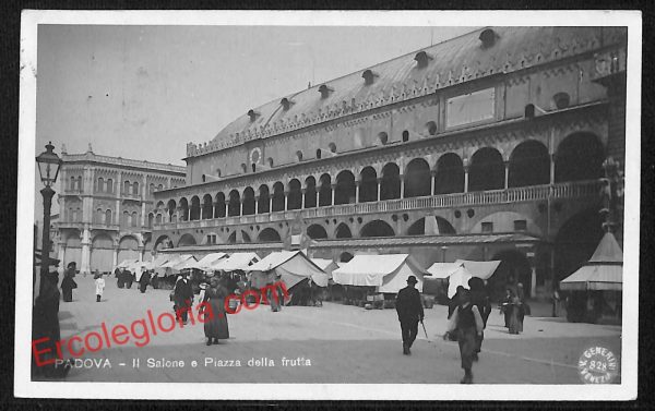 ah4184 - CARTOLINA D'EPOCA - Padova Città - Piazza della frutta