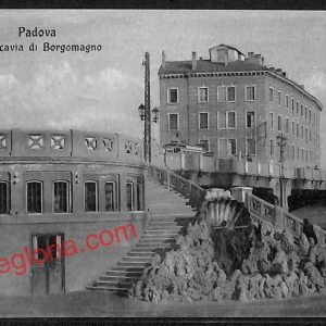 ah4186 - CARTOLINA D'EPOCA - Padova Città - Cavalcavia di Borgomagno
