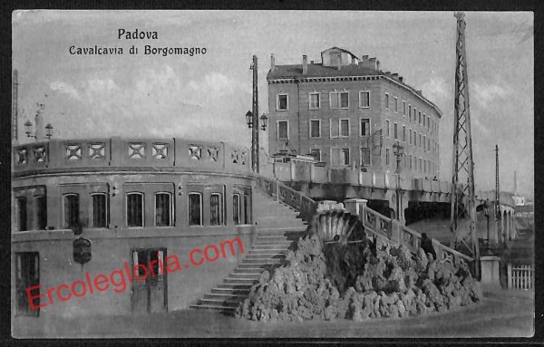 ah4186 - CARTOLINA D'EPOCA - Padova Città - Cavalcavia di Borgomagno