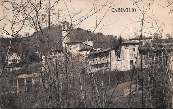 ab4982 -  CARTOLINA  D'EPOCA -  Varese Provincia  :  CABIAGLIO 1918