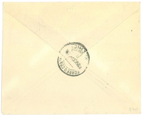 P3706 - AIRMAIL , POLAND. 18.9.1928, 1ST. FLIGHT WARSAW MADRID - immagine 2