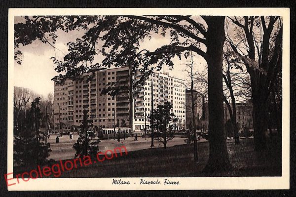 ag9015 - CARTOLINA D'EPOCA - Milano Città - Piazzale Fiume