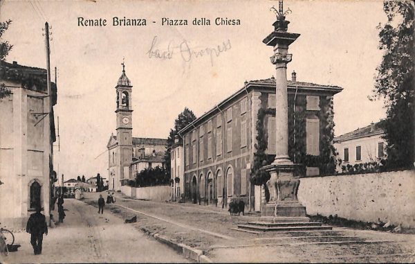 ac4450 - CARTOLINA D'EPOCA - Monza Provincia - RENATE BRIANZA  1911