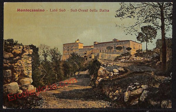 ag0714 - CARTOLINA D'EPOCA - Frosinone Provincia - Montecassino  1916