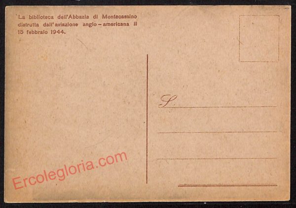 ag0715 - CARTOLINA D'EPOCA - Frosinone Provincia - Montecassino - immagine 2