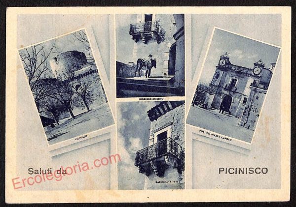 ag0720 - CARTOLINA D'EPOCA - Frosinone Provincia - Picinisco