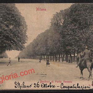 ag9024 - CARTOLINA D'EPOCA - Milano Città - Bastoni a Porta Venezia