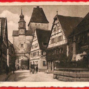 aa7971 - Ansichtskarten VINTAGE POSTCARD: GERMANY Deutschland - Rothenburg 1925