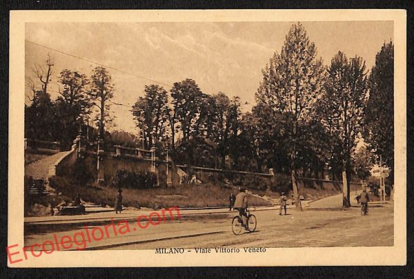 ag9038 - CARTOLINA D'EPOCA - Milano Città - Viale Vittorio Veneto