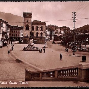 ab6569 -  CARTOLINA  D'EPOCA - Lecco Citta - PIAZZA CESARE BATTISTI