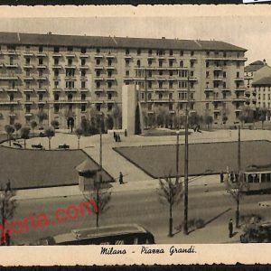 ag9043 - CARTOLINA D'EPOCA - Milano Città - Piazza Grandi