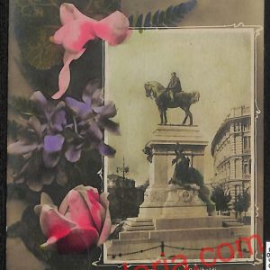 ag9049 - CARTOLINA D'EPOCA - Milano Città - Monumento  Garibaldi
