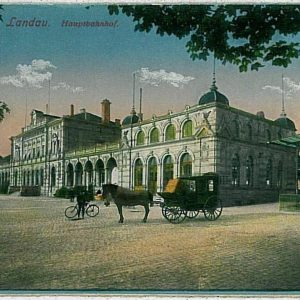 33686  - Ansichtskarten  POSTCARD - Deutschland GERMANY - Landau BAHNHOF