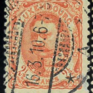 P4369 B  - LUXEMBURG , 1906 , YVERT 84 , USED