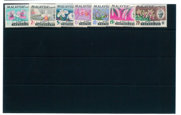 P4371 - Malaysia states, 1965, 13 states, flowers, in MNH - immagine 4