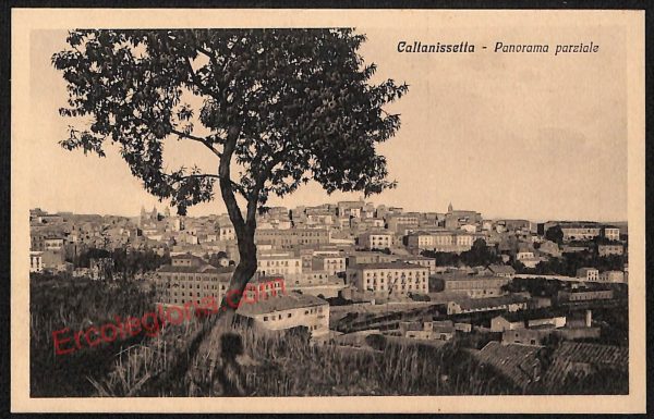 ae4503 - CARTOLINA D'EPOCA - Caltanissetta Città - Panorama